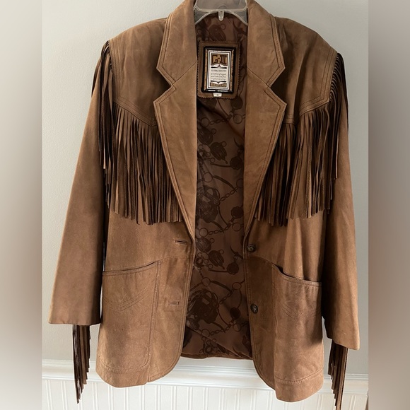 Jackets & Blazers - Brown Fringe Leather Jacket